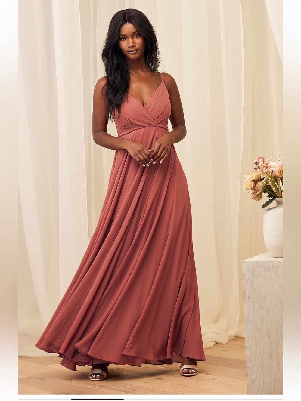 NWT - Lulu’s - All About Love - Rusty Rose - Small